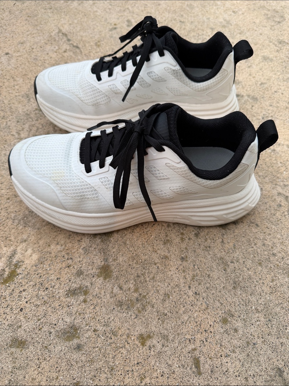 NORTIV8 Womens Cushion Active Float Walking Running White/Black Sneakers Size 8 - Picture 4 of 9